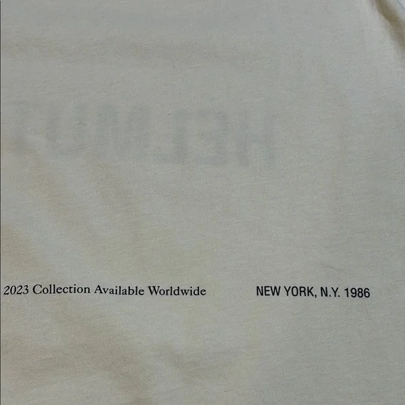 Helmut Lang Men’s Printed Cotton T-Shirt - Picture 10 of 16